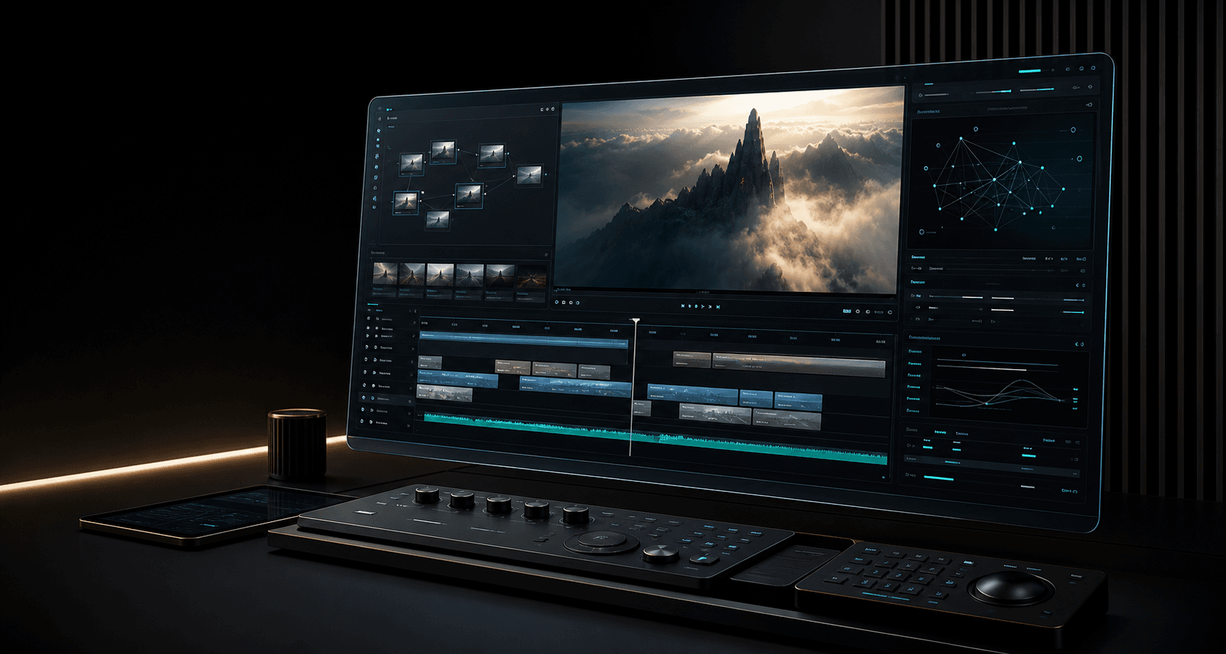 Premium video production interface